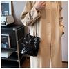 Ielgy Fashion Sequined Shoulder Messenger Bag Large Capacity Bucket Bag