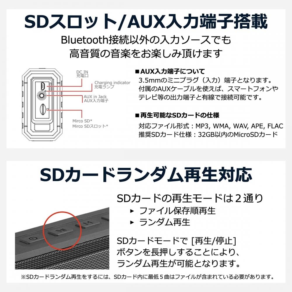 40s Bluetooth-динамик, водонепроницаемый, для ванной, портативный, беспроводной, глубокий бас, стерео, Bluetooth, стильный, SD-карта, случайное воспроизведение, компактный, для ванной комнаты, смартфон Co