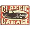 Auto Parts Garage Plaque Metal Tin Signs Wall Decoration Vintage Posters Iron Painting for Man Cave Home Cafe Garden Club Bar