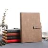 PU Leather A5 Notebook Retro Meeting Minutes Book Fashion Memo Book  Girls