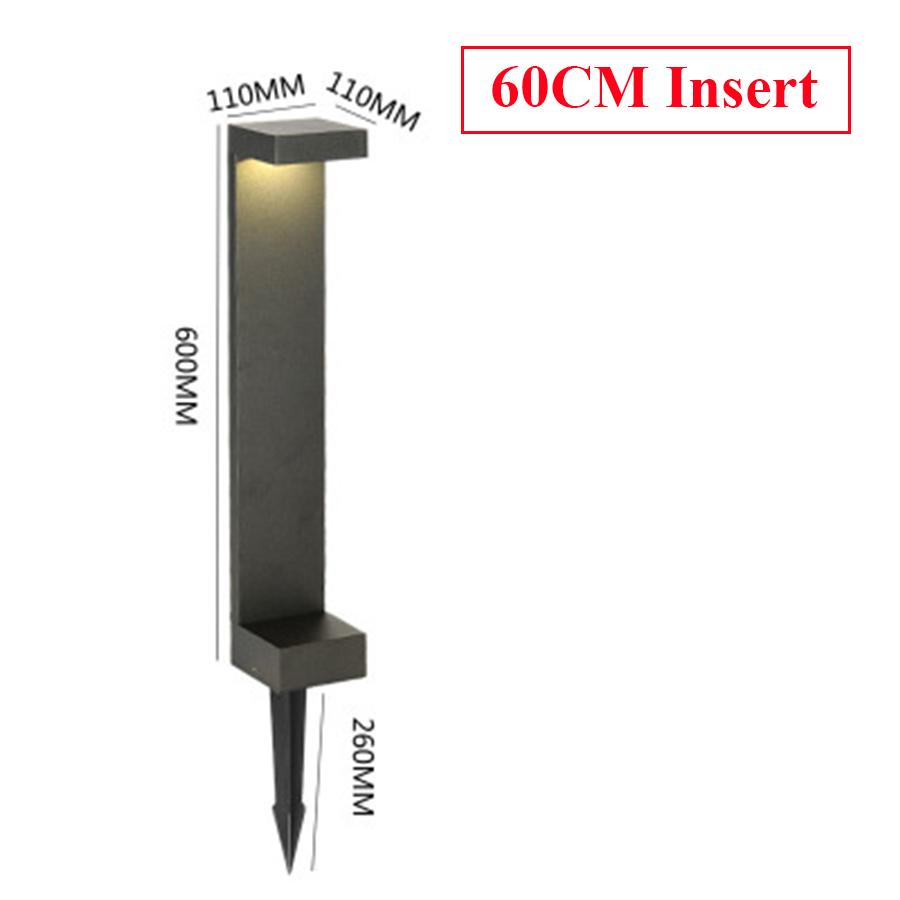 10 Вт наружные светодиодные светильники для садовых дорожек, алюминиевые светодиодные ландшафтные столбики, светодиодные стационарные светильники для декора газона на заднем дворе