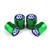 T264PCS Metal Car Wheel Tire Valve Caps Stem Cover Car Accessories For Volkswagen GTI Polo Golf Passat Scirocco Jetta Touareg RLINE