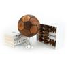 Teak Wood Soccer Decor With Traditional Joinery For Childrens Room And Gift