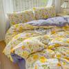 Four Sets of Small Fresh Bedding, Skin-friendly and Breathable Sheets, Quilt Covers, Pillowcases