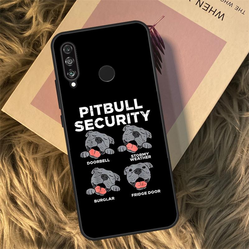 Чехол для Huawei Nova 5T 3i 7i 8i 11i 12i 9 10 SE Y60 Y61 Y70 Y72 Y73 Y90 Y91 P30 P40 Lite с изображением собаки Питбуль
