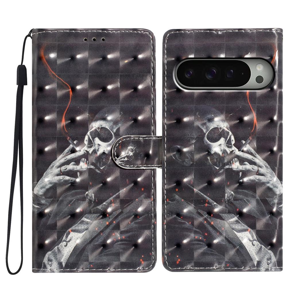 Чехол-кошелек из искусственной кожи с 3D-узором для Google Pixel 6,6a,6 Pro, Pixel 7,7a,7 Pro, Pixel 8,8a,8 Pro, Pixel 9,9a,9 Pro,9 Pro XL