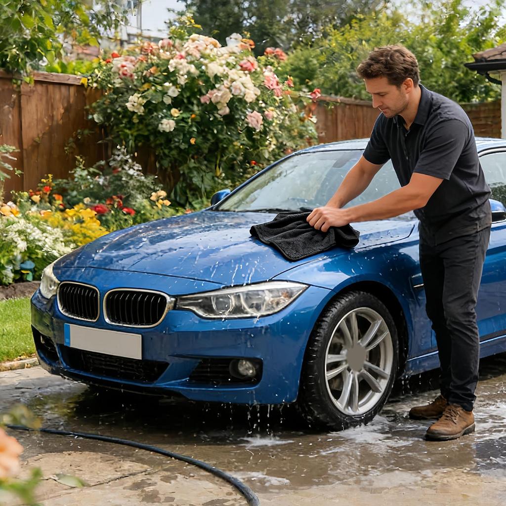 Car Microfiber Towel Super Absorbent Large Scratch Free Car Wash Drying Towels Rags For SUV RV Sedan Automotive Motorcycle Boat