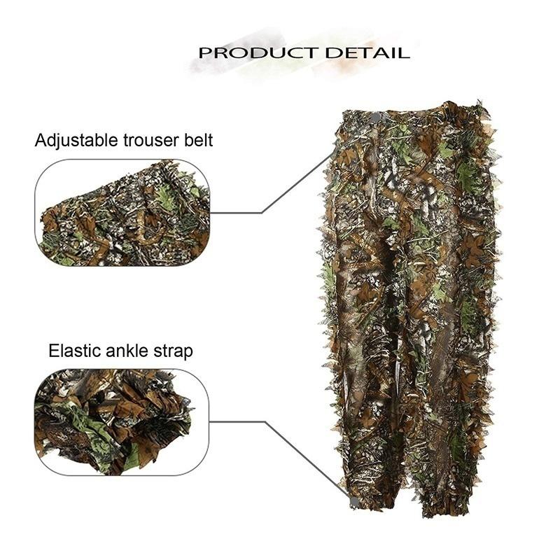 3D тактическая камуфляжная одежда, костюм Ghillie, камуфляжная одежда, бионическая камуфляжная охотничья одежда