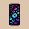 Чехол-бампер из силикона с рисунком «Целующиеся губы» для Samsung Galaxy S26 S25 S24 S23 S22 S21 Plus FE Ultra, цветной
