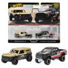 Hot Wheels Premium 2 Pack Ford Bronco R Ford Raptor Vehicle Toy Mini Car for Ages 3 and Up Multi HRR77 / '17 F-150