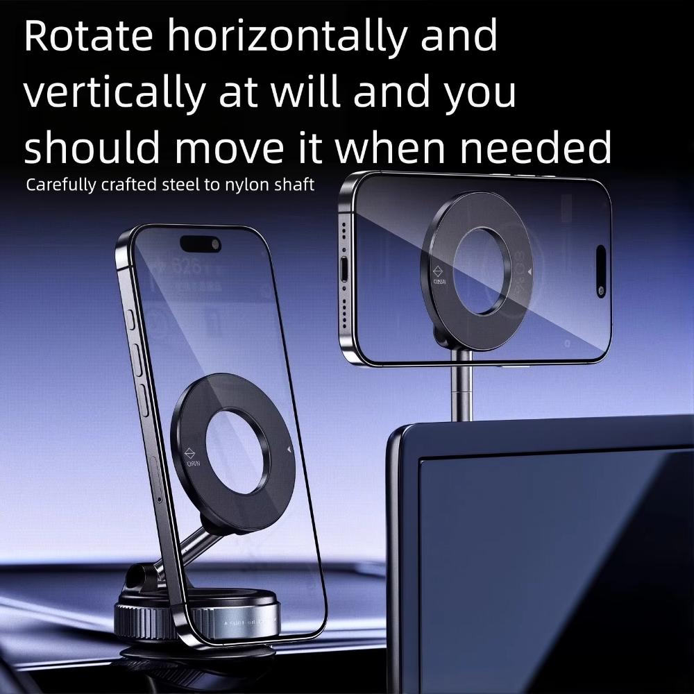 360° Rotation Strong Suction Stand Foldable Phone Bracket Fashion Cell Phone Holder Car