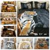 Одеяло с изображением тигра, комплекты пододеяльников Doona, двойные наволочки для кровати размера «queen-size»