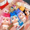 Очаровательный силиконовый брелок Crybaby, милый мультяшный шарм для сумки для женщин и пар
