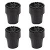 4pcs Rubber Crutch Tip Set Professional Portable Replacement Cane Tip Accessory for Elderly 0.9 Inch