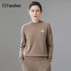 Fanzhen Women's Cashmere High-Neck Pullover Sweater