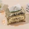Luxury Continental Acrylic Tissue Box Kitchen Tissue Storage Box Handkerchief Toilet Tissue Holder Home Storage Supplies