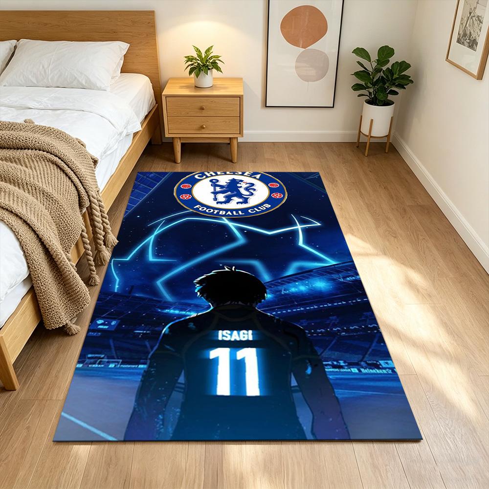 Chelsea Fc Football Player Area Rug Suitable for Study room Balcony Entryway Bedrooms Antislip Carpet Office home decor