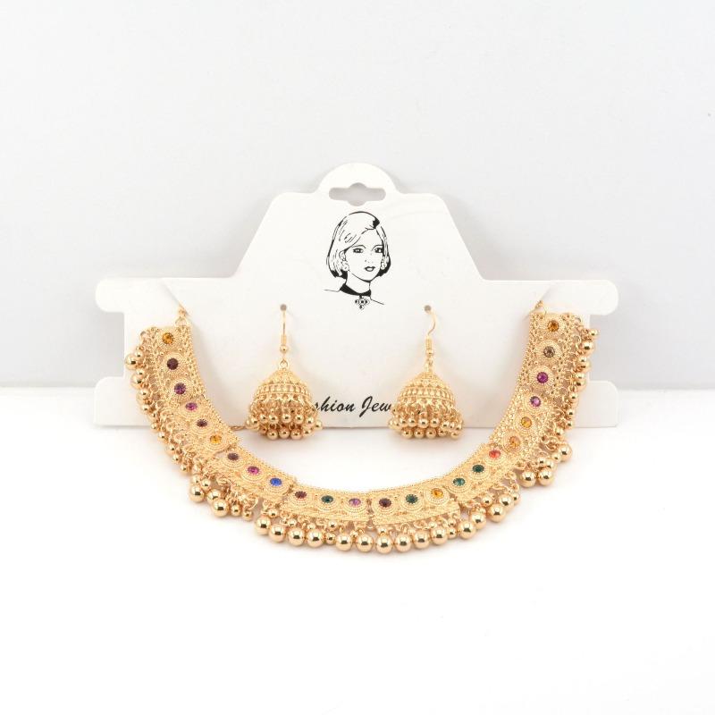 Персонализированные колокольчики, капли воды, серьги с бахромой, высококлассные ожерелья для ужина, геометрические ожерелья, модные костюмы, женщины