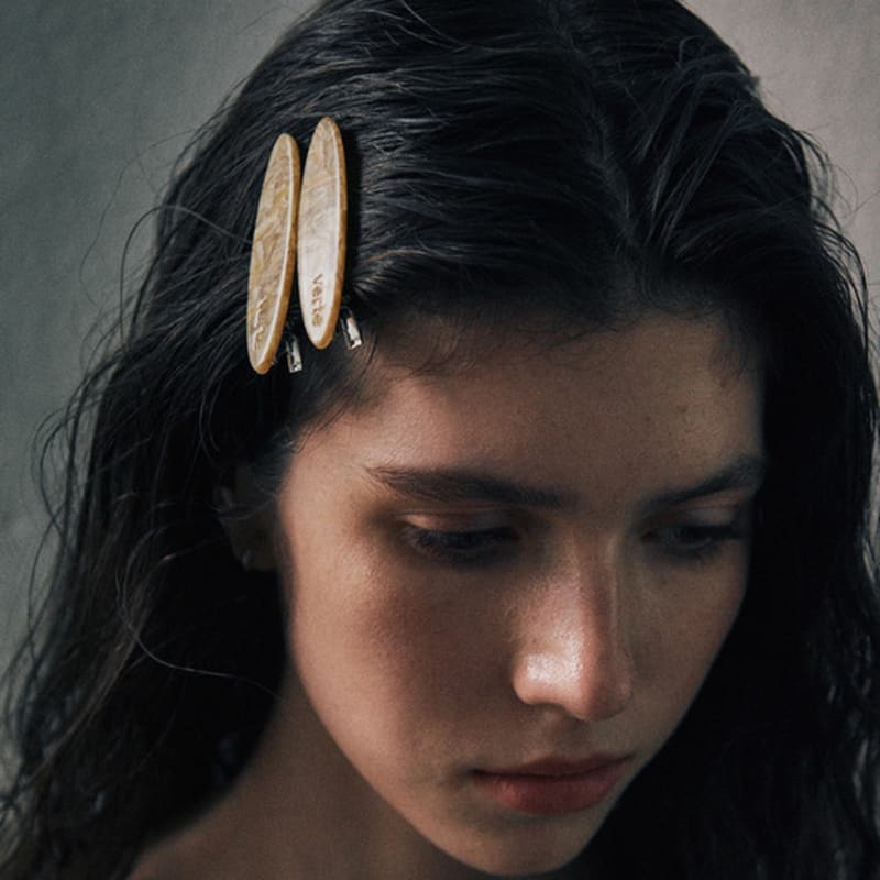 green Cent.23 / body hairclip (2 color)