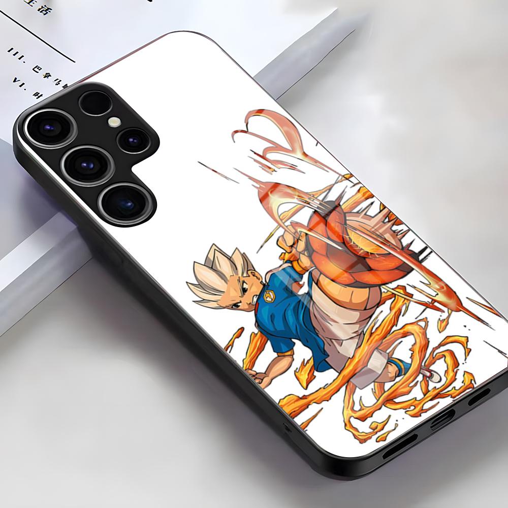 Inazuma Eleven Anime Phone Case For Samsung S26 S25 Edge Ultra S23 S22 S21 S20 Ultra Plus S24 Fe A54 A53 A25 Glass Cover