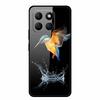 Для Honor X8C 4G Чехлы Роскошное Закаленное Стекло Жесткая Задняя Крышка для Чехлов Телефона Honor X8c Модный Лев Fundas HonorX8C ABR-LX1 6.7"