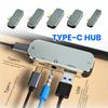 Удлинительный USB-хаб Type-C с разъемом 3,55 мм, PD100 Вт, USB3.0/USB2.0/USB3.1, совместимый с HDMI, USB-удлинитель, разветвитель для ПК, компьютера, ноутбука