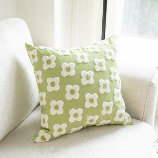 Плюшевая наволочка с цветочным принтом, наволочка с принтом весны и лета, наволочка с декором в фермерском стиле со скрытой молнией для дивана-кровати, украшение для дома