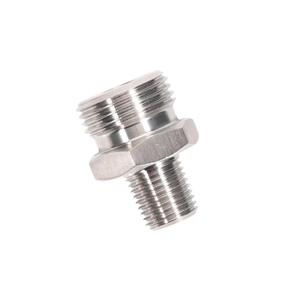 Male Beer Thread(5/8"BSP) x 1/4"NPT Male Thread Adapter Stainless Steel 304 Keg Coupler Adapter Homebrew Draft Hardware
