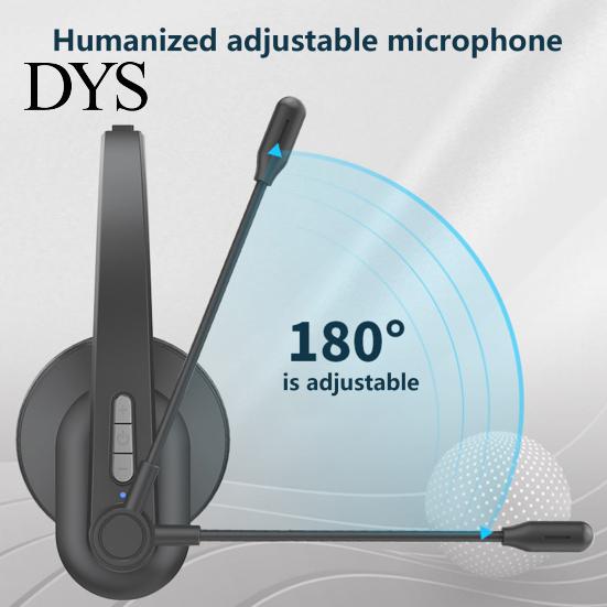 Беспроводные наушники Bluetooth 5.0 с шумоподавлением, накладные, с микрофоном, для водителей грузовиков, деловые