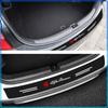 1pcs Carbon Fiber Car Trunk Rear Bumper Sticker Guard Plate Protector For Alfa Romeo 147 159 156 Giulietta Giulia Mito Spider Alpha Nheadrest