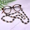 Eyewear Accessories Acrylic Anti Slip Leopard Neck Strap Mask Chain Eyeglasses Rope Glasses Chain