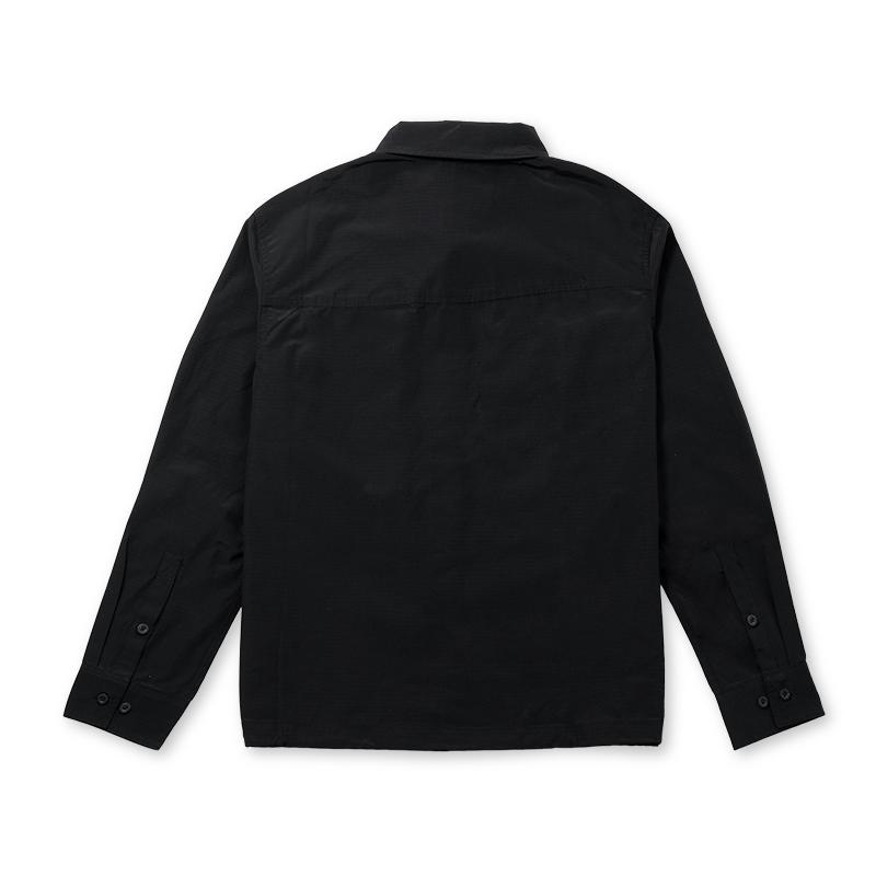 The North Face Осень FW24 Рубашка с длинным рукавом Мужская Космический Черный NF0A83URJK3