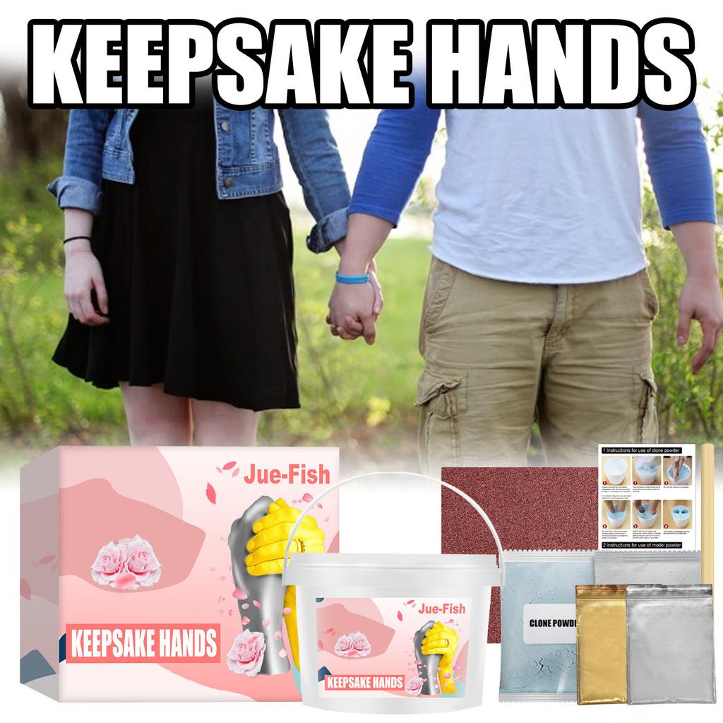 Keepsake Hands Casting Kit Large DIY Plaster Statue Molding Kit Hand Holding Suitable For Couples Weddings