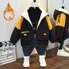 Children's Thick Coat Autumn and Winter Boys Casual Fleece Coat