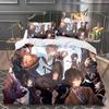 Новый Аниме Постельный Комплект Bungo Stray Dogs Двуспальный Полуторный Королевский Пододеяльник Одеяло Наволочка Мальчики Девочки Взрослые Спальня Домашний Текстиль