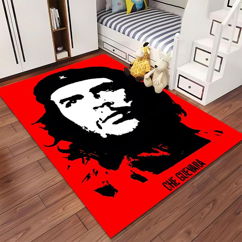 Revolutionary Portrait Rug suitable as a non-slip mat for the living room or bedroom sofa