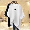 Women Casual Loose Pure Top Tees Basic Solid Short Sleeve Pullovers Summer Love Printed Short Sleeve T-shirt
