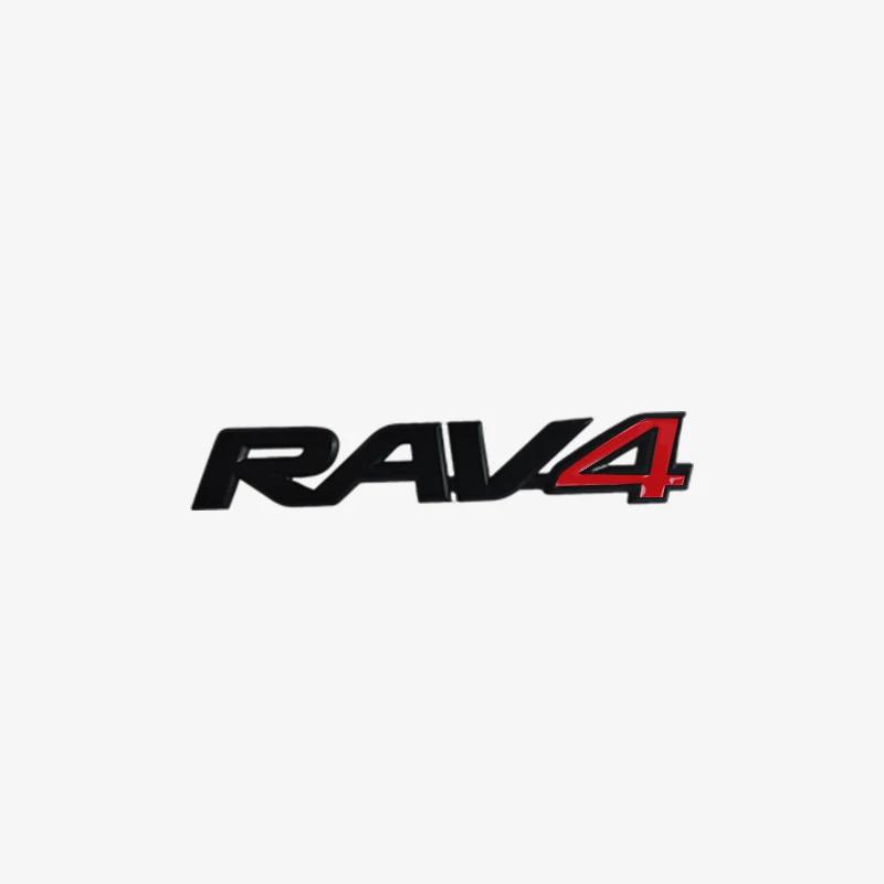 1PCS ABS Car Body Trunk Emblem Sticker Rav4 LOGO For RAV4 SUV Badge Auto Rear Letter Decal Exterior Accessories