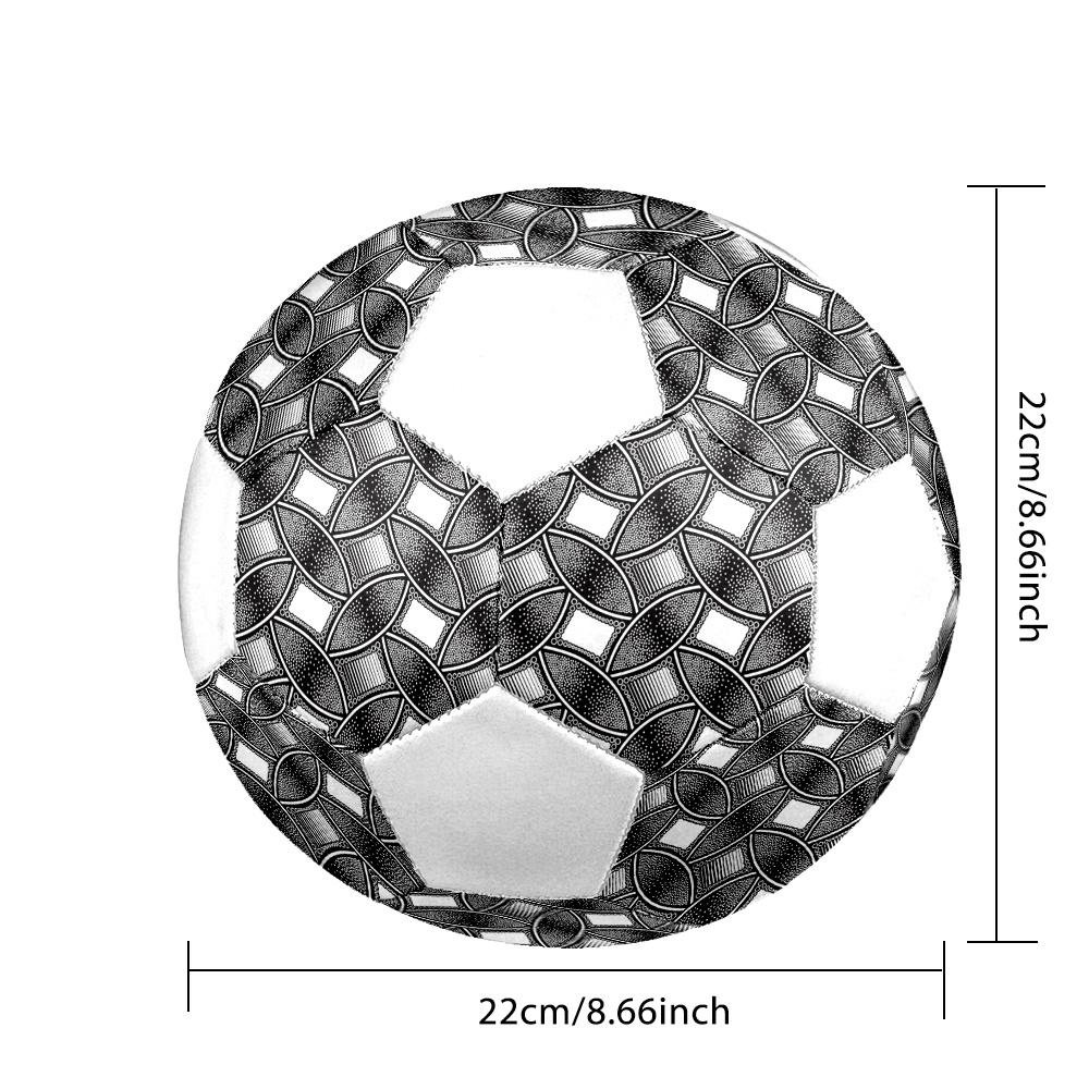 1pc Abstract Geometric Durable Soccer Ball/Football, Size 5, Perfect for Training, Entertainment And Competition,Gift yy26060631