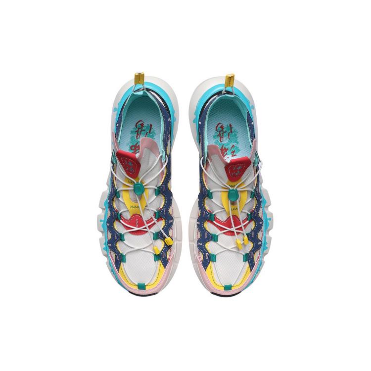 Li Ning Essence 2 .3 Lite Винтажные Баскетбольные Кроссовки Мужские Низкие Белый/Черный/Синий AGBR051-1