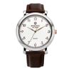 Moncross Men's 3 Hand Quartz Leather Wrist Watch MS1811MF,Korean Popular Watches