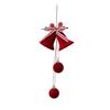 Flocked Christmas Bell Ornament Nordic Style Handcrafted Velvet Christmas Ball Delicate Christmas Hanging Ornaments New Year
