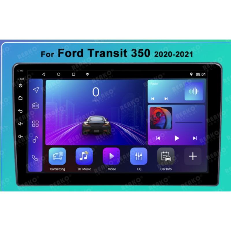 10.1" Car Radio Fascias for Ford Transit 350 2020 2021 Dashboard Frame Installation DVD Gps Mp5 Player