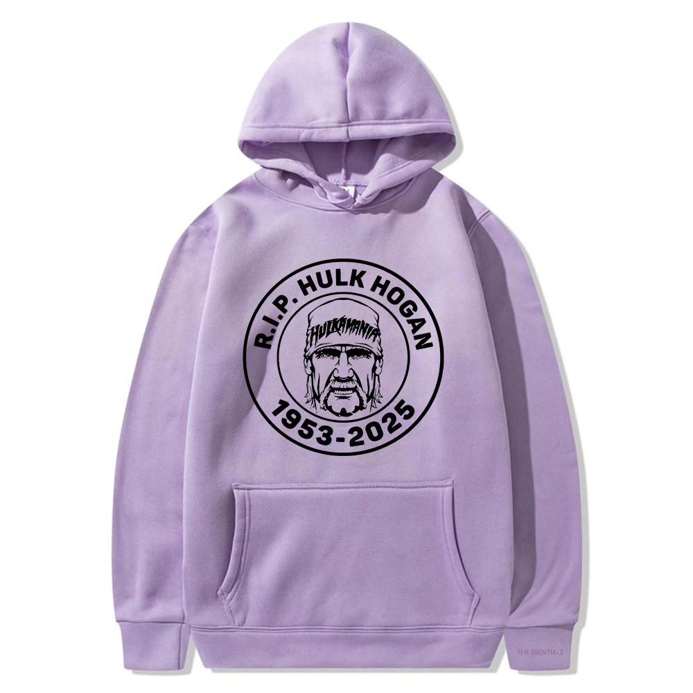 RIP Hulk Hogan Hoodie 2025 Fashion Men/women Hoodies Harajuku Winter Clothes for Lover Gifts Pullover Sweatshirt Vintage