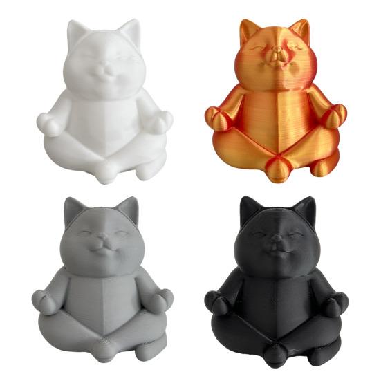 Милый держатель для очков в виде кошки, 3D-печать, подставка для очков в виде животного, настольный органайзер для очков для дома, офиса, прикроватной тумбочки