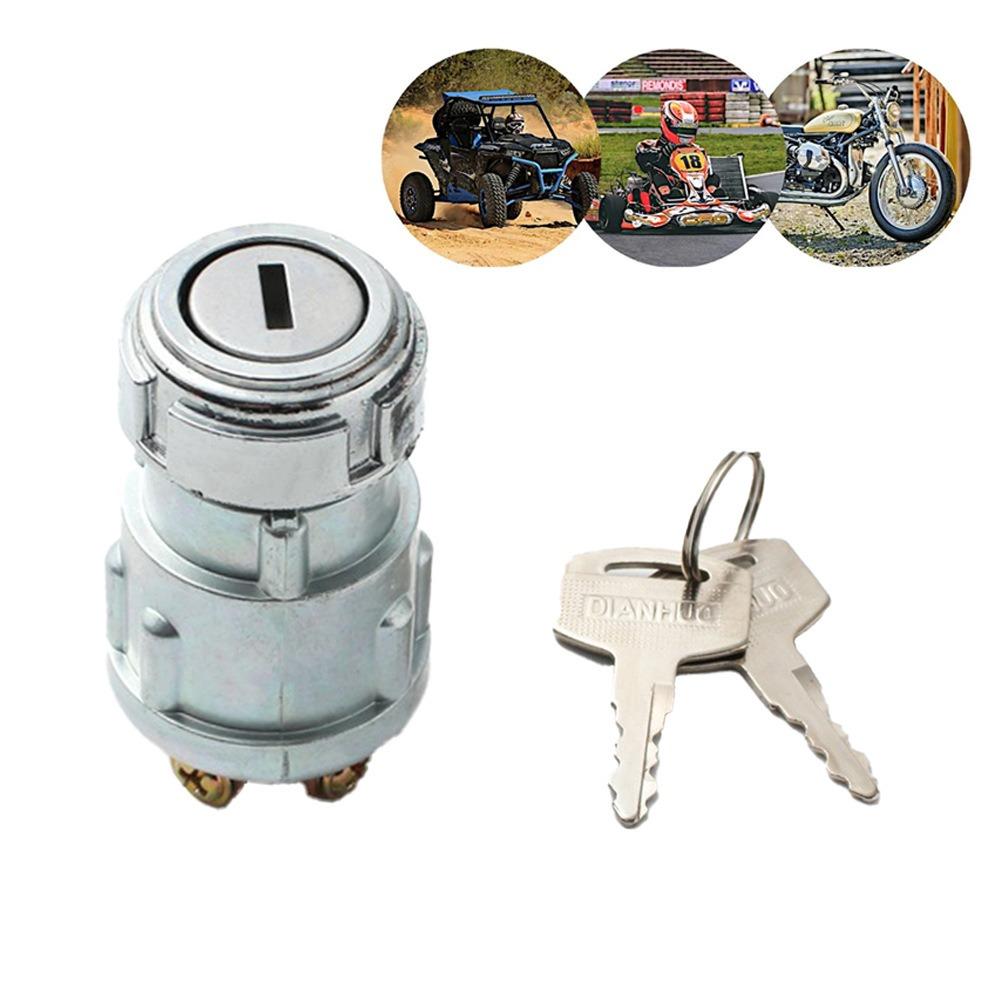 Aluminum alloy Keyed Ignition Switch Universal Fit Preheat Ignition Switch Truck Accessories