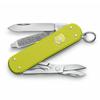 VICTORINOX Classic SD ALOX Limited Edition 2023 Электрический Желтый Швейцарский армейский нож Многофункциональный нож для отдыха на природе с плоской отверткой
