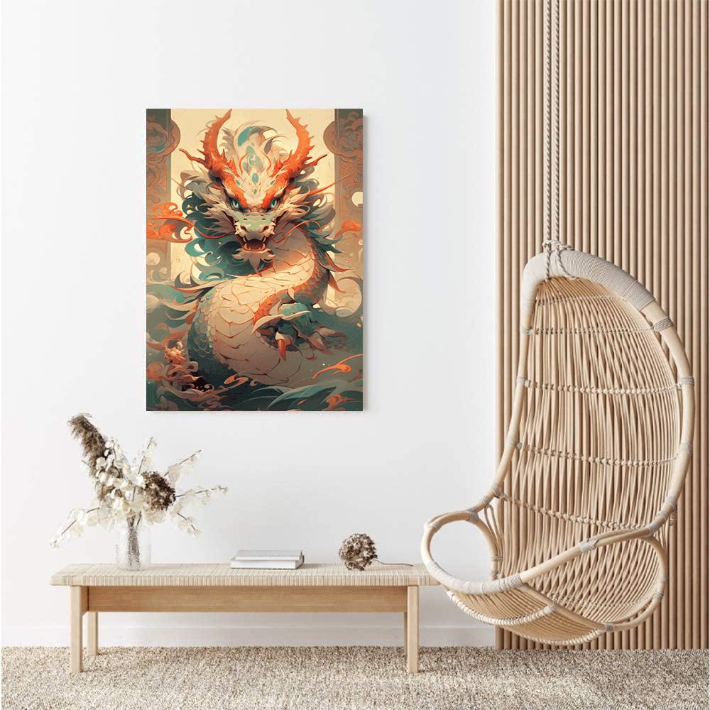 DIY Алмазная картина Укоренившийся синий дракон Набор для вышивки крестом Мозаика Искусство Алмазная картина Полный круг/Квадратный алмаз Украшение дома