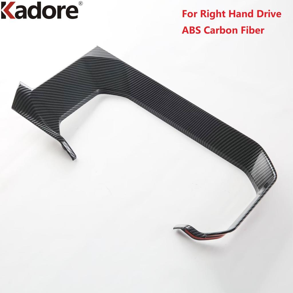 For Toyota Land Cruiser Prado LC250 2024-2026 Car Dashboard trument Screen Frame Cover Trim Carbon Fiber Interior Accessories