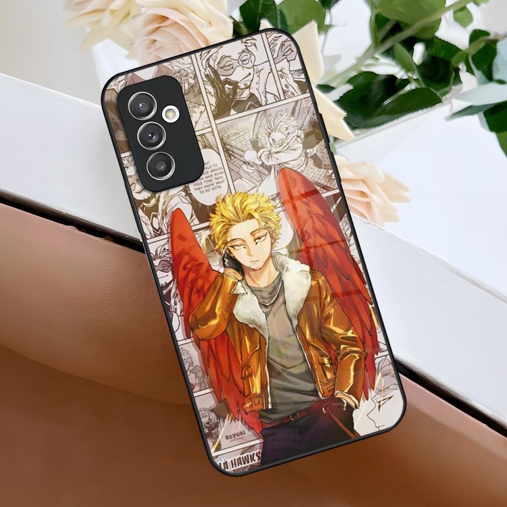 My Hero Academia Hawks Phone Case for Samsung A15 A25 A35 A55 A14 A24 A34 A54 A13 A23 A33 A53 A12 A22 A32 A52 A11 A05 Cover
